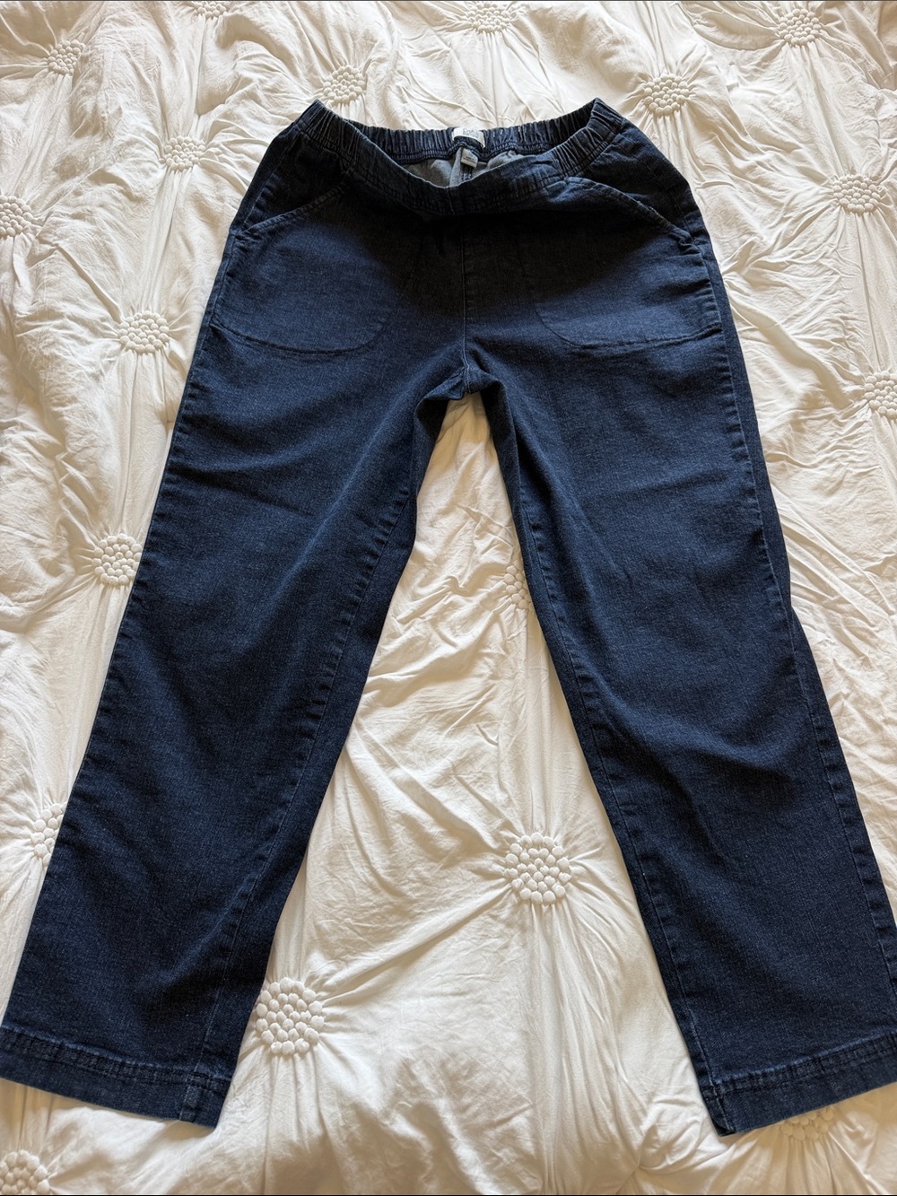 croft & barrow Dark Navy Straight-Leg Jeans. Wms 14P